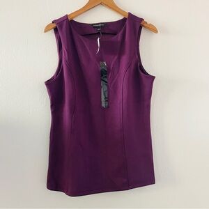 NWT Banana Republic Scuba Boat Neck Top - Purple